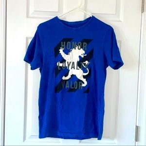 Mens Express Blue Graphic T-Shirt